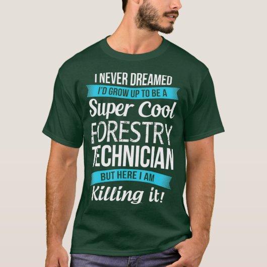 Funny Super Cool Forestry Technology Tshirt Gift (Voorkant)