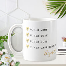 Funny Super Mam Wife Boss Gepersonaliseerd