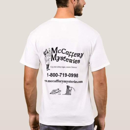 Funny Super Sleuth  T-shirt (Achterkant)