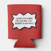 Funny Superheld Bachelor/Bachelorette Party Blikjeskoeler (Achterkant)