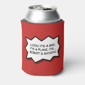 Funny Superheld Bachelor/Bachelorette Party Blikjeskoeler (Blikje Achterkant)