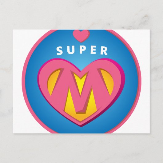 Funny Superheld Superwoman Membleem Briefkaart (Voorkant)