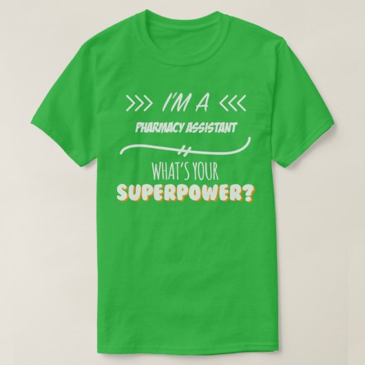 Funny Superpower Slogan Gift for T-shirt (Design voorkant)