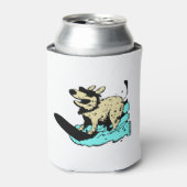 Funny surfdog blikjeskoeler (Blikje Voorkant)