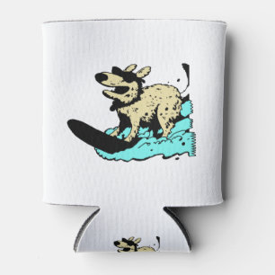 Funny surfdog blikjeskoeler