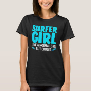 Funny Surfer Girl Design for Women Mam Surf Surfin T-shirt