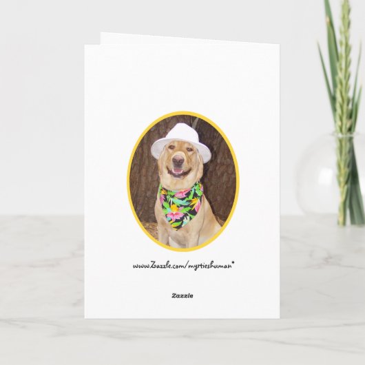 Funny Surfer Verjaardag Kaart (Achterkant)