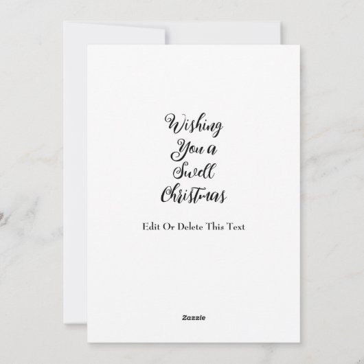 Funny Surfing Beach Kaarten (Achterkant)