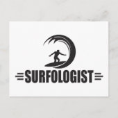Funny Surfing Briefkaart (Voorkant)