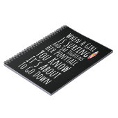 Funny Surfing Gifts For Her Girls Surfer Surfboard Notitieboek (Linkerzijde)