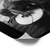 Funny Surfing Monitor Lizar Selfie Surfboard Repti Poster (Hoek)