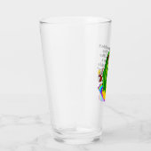 Funny Surfing Pickle Glas (Rechts)