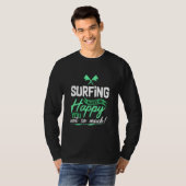 Funny Surfing Quote T-shirt (Voorkant volledig)