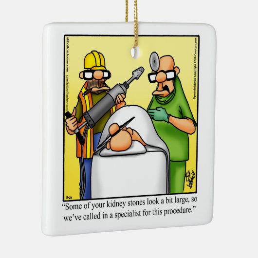 Funny Surgeon Humor Keramisch Ornament (Rechts)
