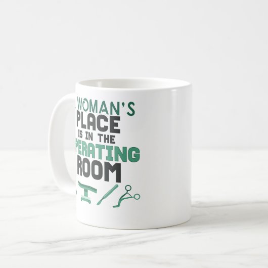 Funny Surgeon Women Afstuderen Cofee Mok Gift (Voorkant links)