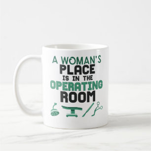 Funny Surgeon Women Afstuderen Cofee Mok Gift