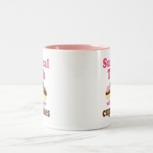 Funny Surgical Tech Tweekleurige Koffiemok (Center)