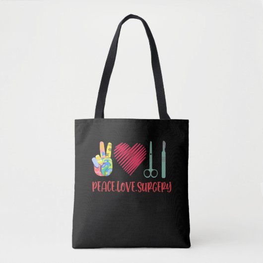 Funny Surgical Technoloog Medical Work Tote Bag (Voorkant)