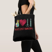 Funny Surgical Technoloog Medical Work Tote Bag (Dichtbij)