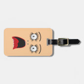 Funny Surpried lady face Bagagelabel (Voorkant horizontaal)