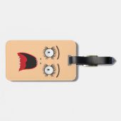 Funny Surpried lady face Bagagelabel (Achterkant horizontaal)