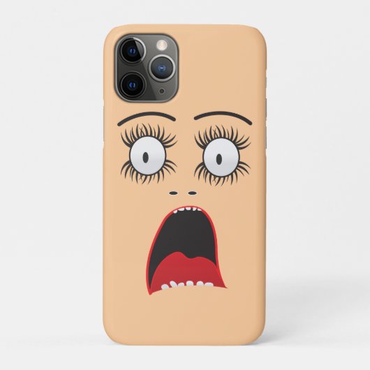 Funny Surpried lady face Case-Mate iPhone Case (Achterkant)