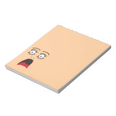 Funny Surpried lady face Notitieblok (Linkerzijde)