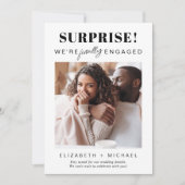 Funny Surprise, eindelijk foto-Verloving Aankondiging (Voorkant)