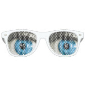 Funny Surprise Eyes Retro Zonnebril (Voorkant)