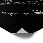 Funny Surprised Dog Saluki Poster (Hoek)