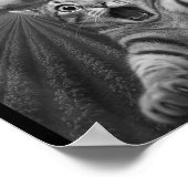 Funny Surprised Ed Cat Selfie With Alien Ufo Cat U Poster (Hoek)