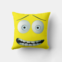 Funny Surprised Face Sierkussen