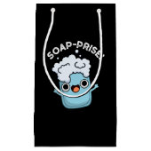 Funny Surprised Soap Pun Dark BG Klein Cadeauzakje (Voorkant)