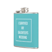 Funny Survived Daughter's Wedding Aqua and White Heupfles (Links)