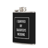 Funny Survived Daughter's Wedding Black and White Heupfles (Links)