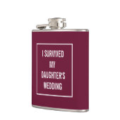 Funny Survived Daughter's Wedding Red Wine Colored Heupfles (Links)