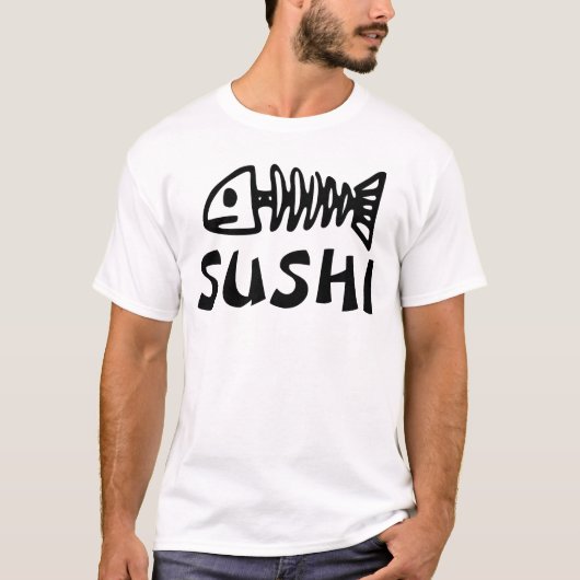 FUNNY SUSHI FISH T-shirts (Voorkant)