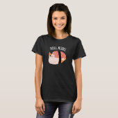 Funny Sushi Kat Roll Model T-Shirt (Voorkant volledig)