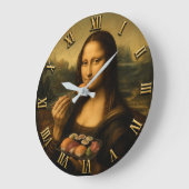 Funny Sushi Mona Lisa  Grote Klok (Hoek)