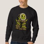 Funny Sushi Monster Kaiju Urban Attack Design Trui (Voorkant)