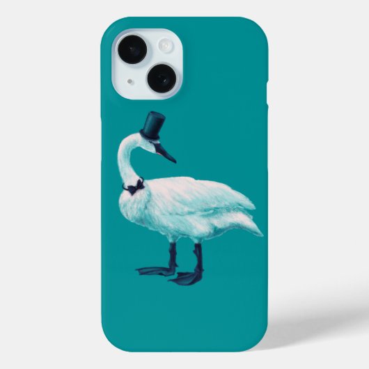 Funny Swan Birdwatch Case-Mate iPhone Case (Achterkant)