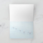 Funny Swans Diving What's Up All Occasion Blank Feestdagen Kaart (Binnen)