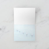 Funny Swans Diving What's Up All Occasion Blank Feestdagen Kaart (Binnen)