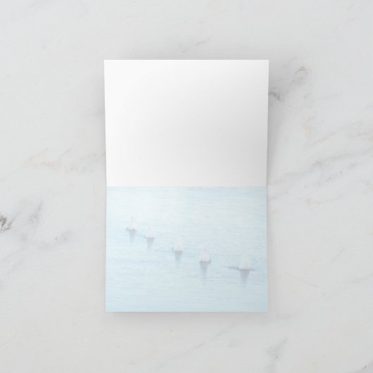 Funny Swans Diving What's Up All Occasion Blank Feestdagen Kaart (Binnen)