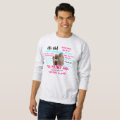 Funny Sweatshirt, Hump Day Camel (volledige tekst) Trui (Voorkant volledig)