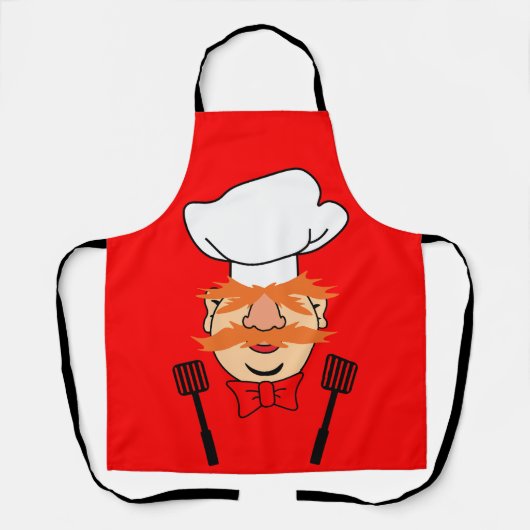 Funny Swedish Chef Schort (Voorkant)