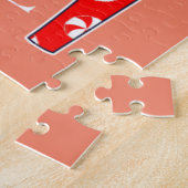 Funny Swedish KerstGod Jul Dala Horse Dalahos Legpuzzel (Zijkant)