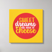 Funny Sweet Dreams gemaakt van de Tsjetsjeense Kie Canvas Afdruk (Voorkant)