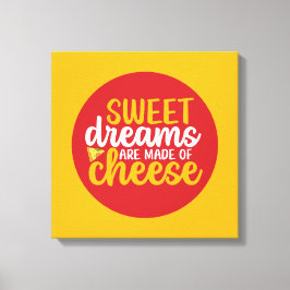 Funny Sweet Dreams gemaakt van de Tsjetsjeense Kie Canvas Afdruk