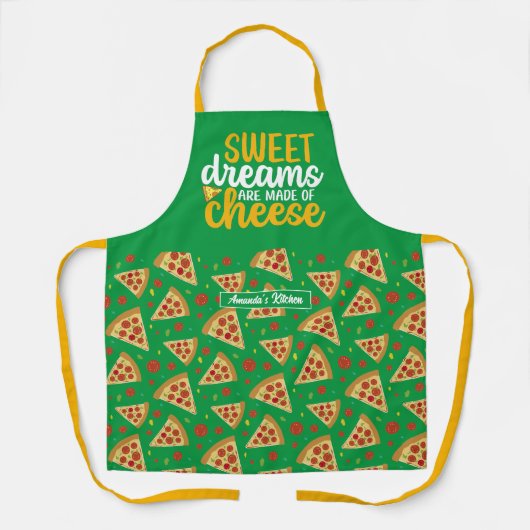 Funny Sweet Dreams Made of Cheese Pizza Pattern Schort (Voorkant)